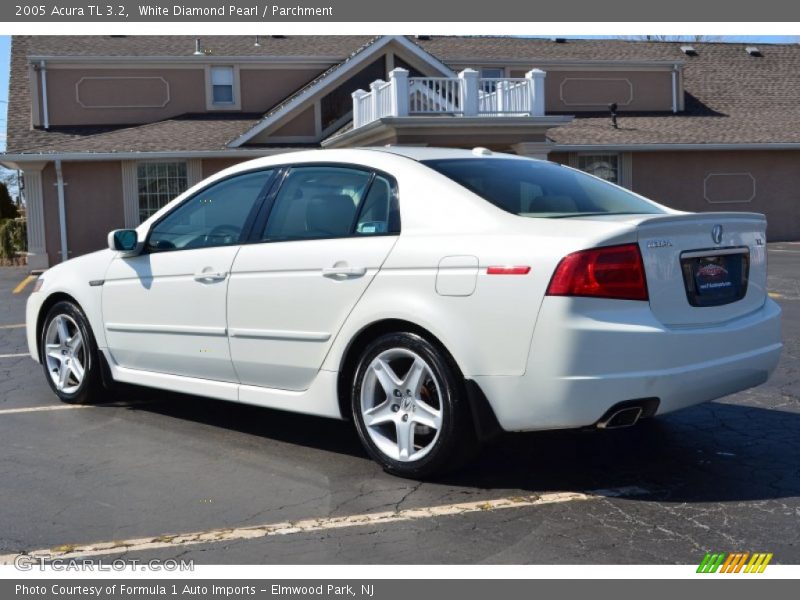 White Diamond Pearl / Parchment 2005 Acura TL 3.2