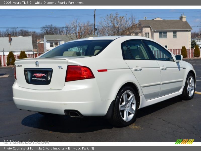 White Diamond Pearl / Parchment 2005 Acura TL 3.2