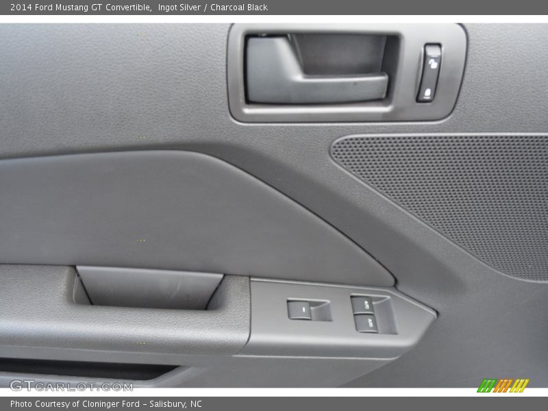 Ingot Silver / Charcoal Black 2014 Ford Mustang GT Convertible