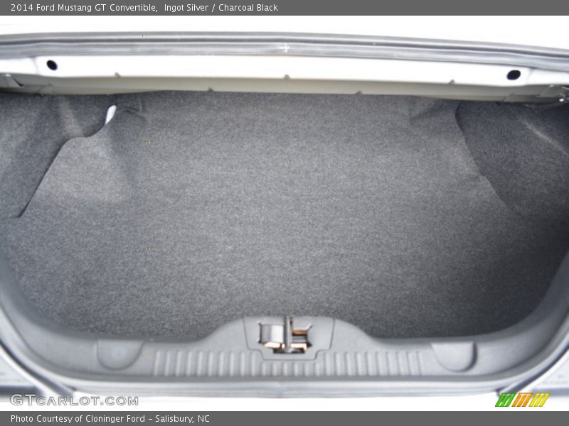 Ingot Silver / Charcoal Black 2014 Ford Mustang GT Convertible