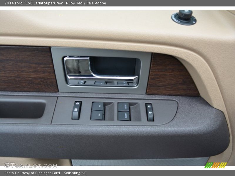 Ruby Red / Pale Adobe 2014 Ford F150 Lariat SuperCrew