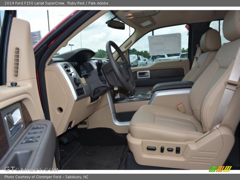 Ruby Red / Pale Adobe 2014 Ford F150 Lariat SuperCrew