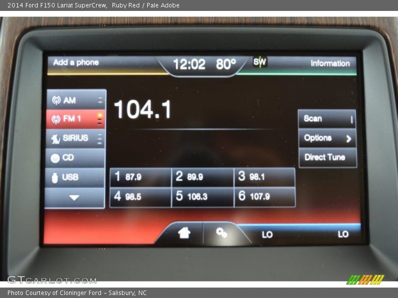 Ruby Red / Pale Adobe 2014 Ford F150 Lariat SuperCrew