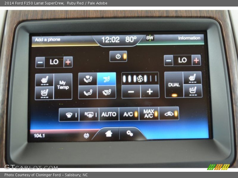 Ruby Red / Pale Adobe 2014 Ford F150 Lariat SuperCrew