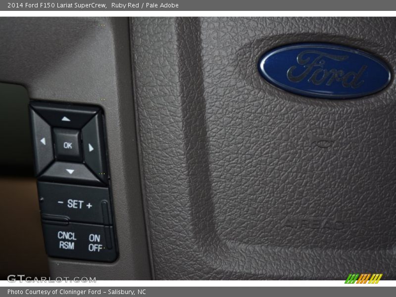 Ruby Red / Pale Adobe 2014 Ford F150 Lariat SuperCrew