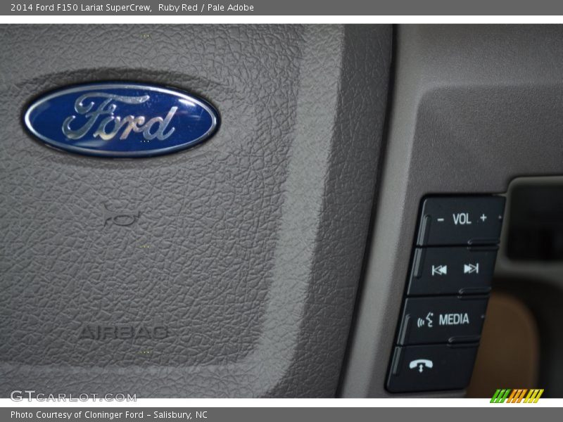 Ruby Red / Pale Adobe 2014 Ford F150 Lariat SuperCrew