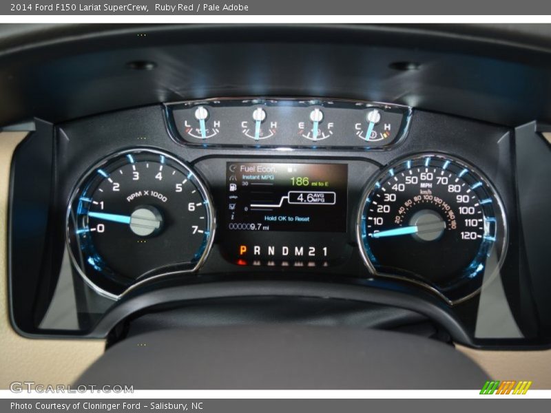 Ruby Red / Pale Adobe 2014 Ford F150 Lariat SuperCrew