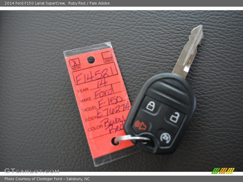 Ruby Red / Pale Adobe 2014 Ford F150 Lariat SuperCrew