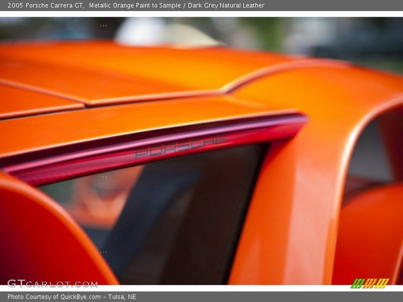 Metallic Orange Paint to Sample / Dark Grey Natural Leather 2005 Porsche Carrera GT