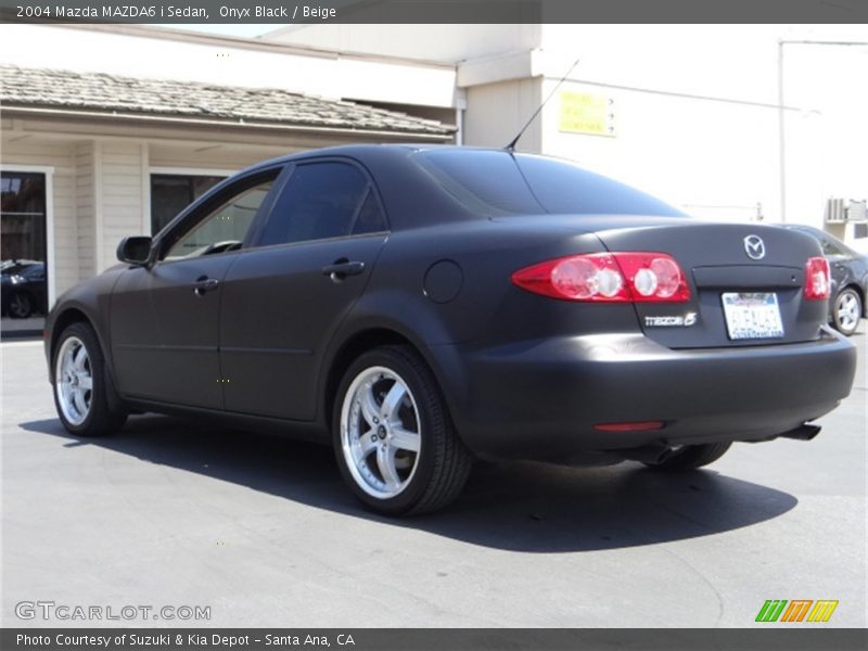 Onyx Black / Beige 2004 Mazda MAZDA6 i Sedan