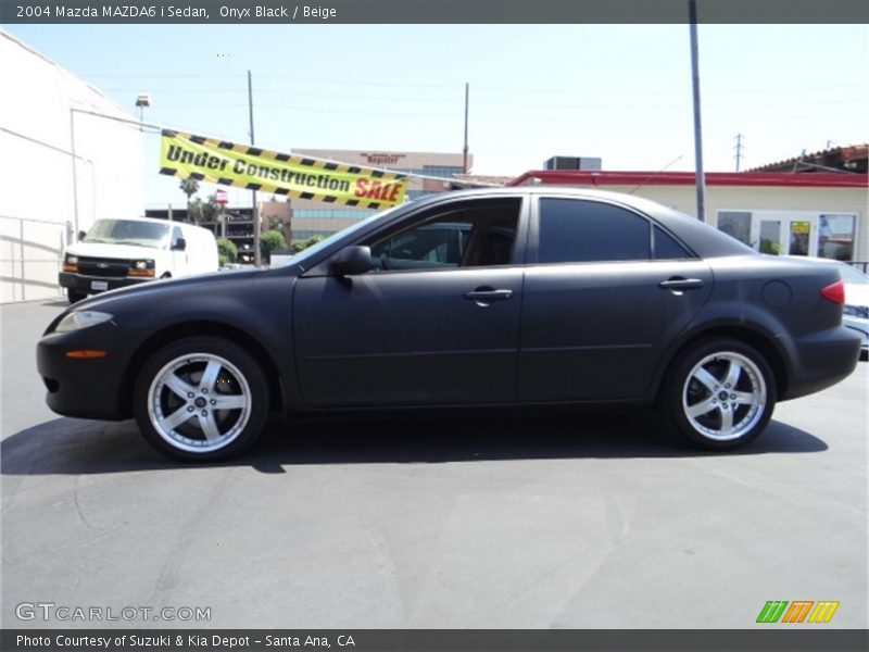 Onyx Black / Beige 2004 Mazda MAZDA6 i Sedan