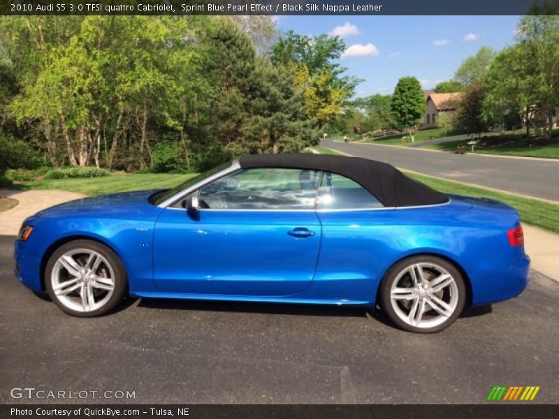  2010 S5 3.0 TFSI quattro Cabriolet Sprint Blue Pearl Effect