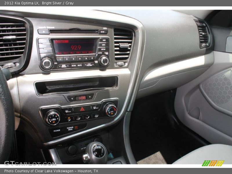 Bright Silver / Gray 2012 Kia Optima LX