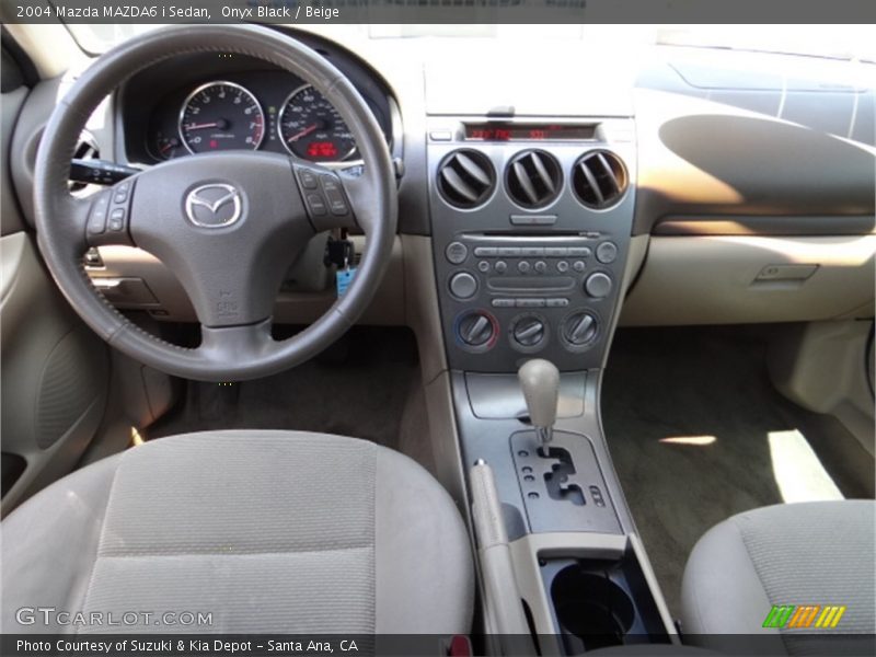 Onyx Black / Beige 2004 Mazda MAZDA6 i Sedan