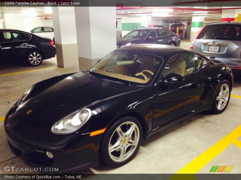 Black / Sand Beige 2009 Porsche Cayman