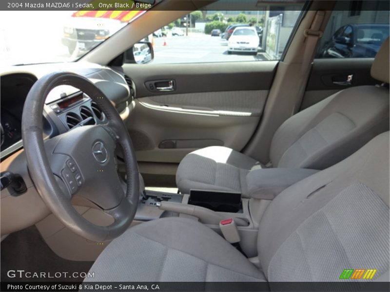 Onyx Black / Beige 2004 Mazda MAZDA6 i Sedan