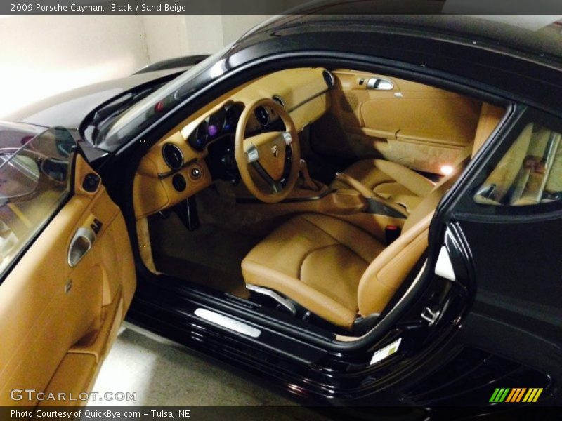 Black / Sand Beige 2009 Porsche Cayman