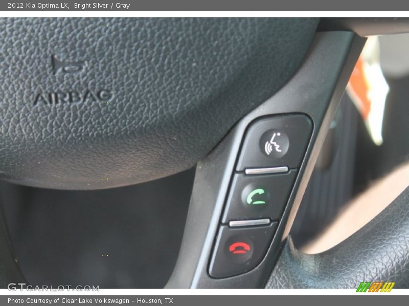 Bright Silver / Gray 2012 Kia Optima LX