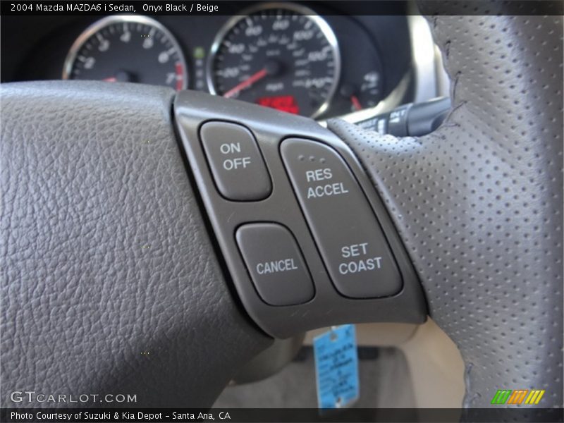 Onyx Black / Beige 2004 Mazda MAZDA6 i Sedan