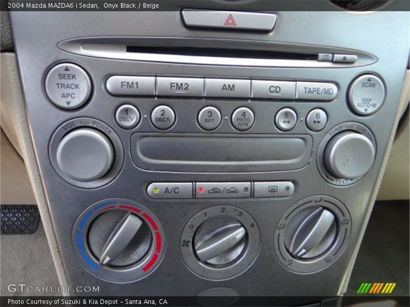 Onyx Black / Beige 2004 Mazda MAZDA6 i Sedan