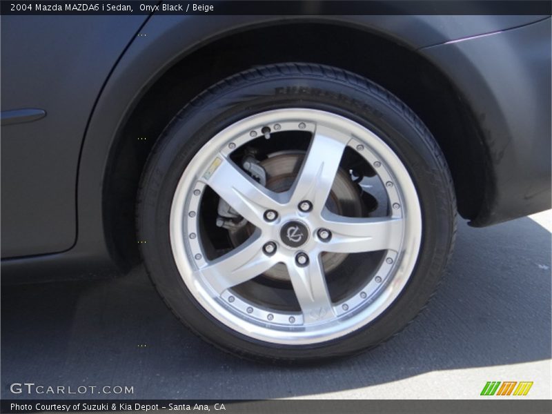 Onyx Black / Beige 2004 Mazda MAZDA6 i Sedan