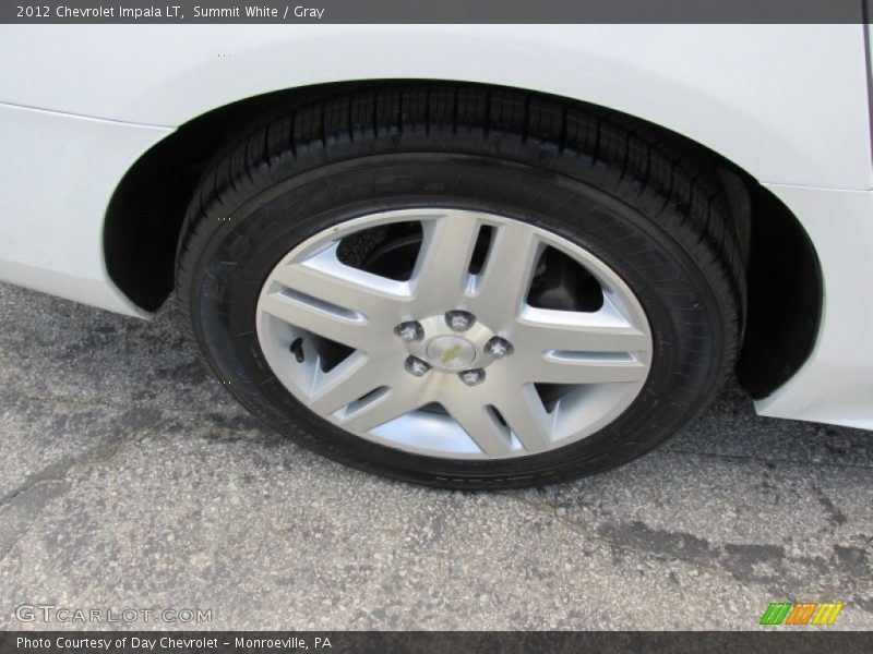 Summit White / Gray 2012 Chevrolet Impala LT