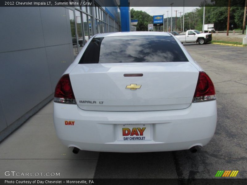 Summit White / Gray 2012 Chevrolet Impala LT