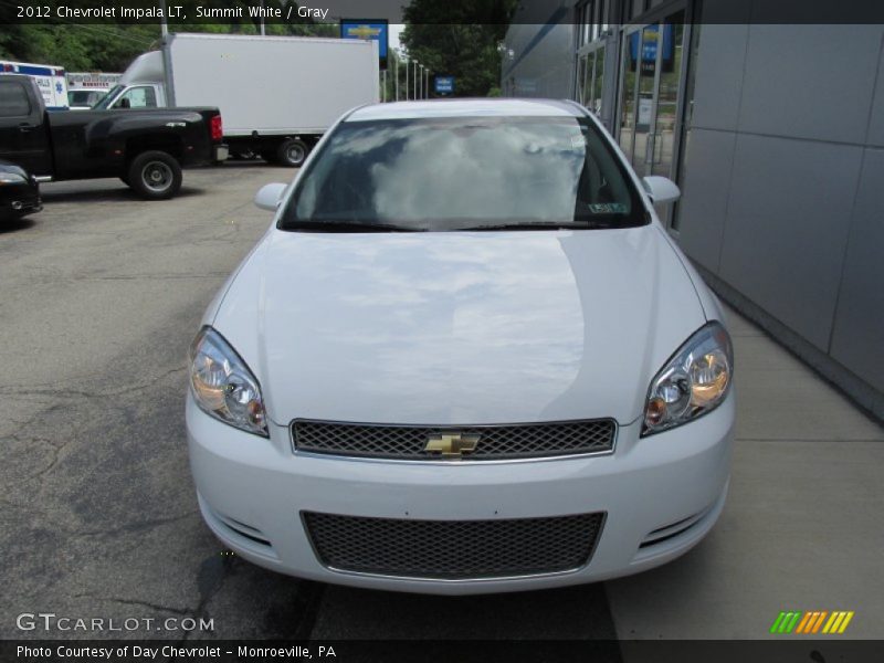Summit White / Gray 2012 Chevrolet Impala LT