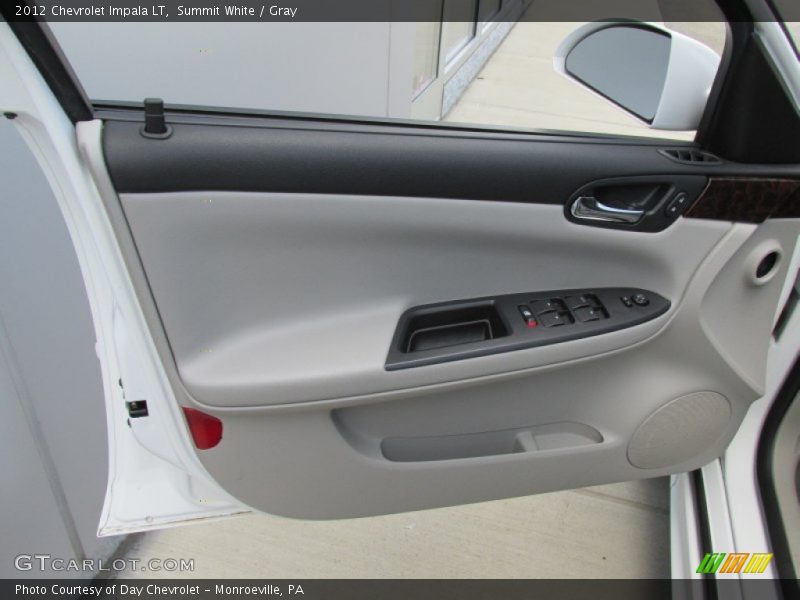 Summit White / Gray 2012 Chevrolet Impala LT