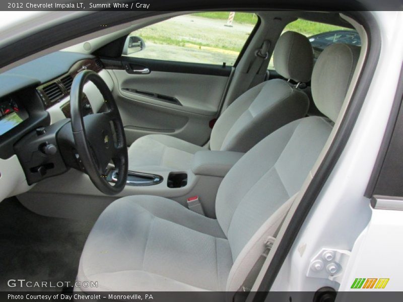 Summit White / Gray 2012 Chevrolet Impala LT