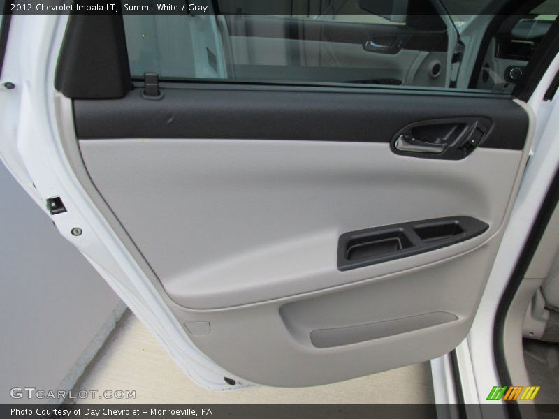 Summit White / Gray 2012 Chevrolet Impala LT