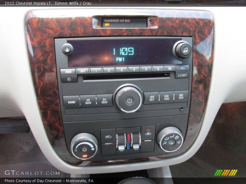 Summit White / Gray 2012 Chevrolet Impala LT