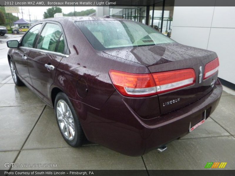 Bordeaux Reserve Metallic / Light Camel 2012 Lincoln MKZ AWD