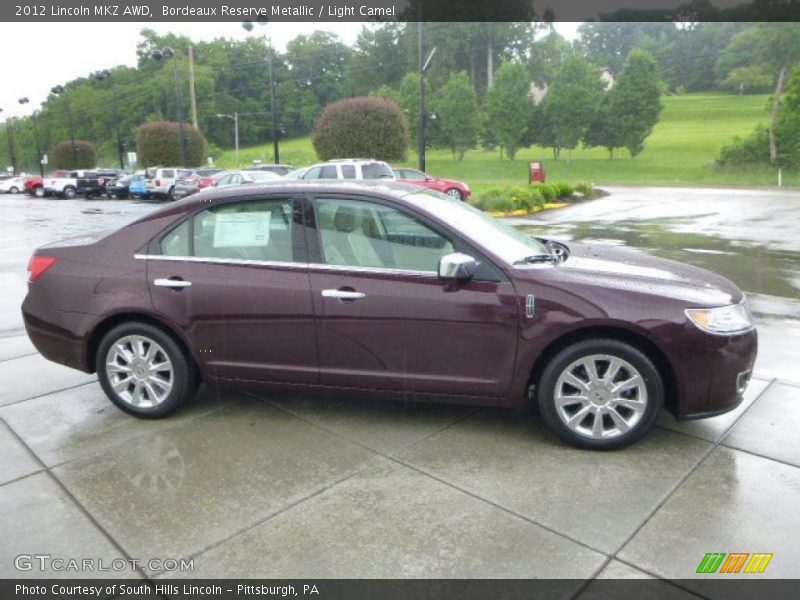 Bordeaux Reserve Metallic / Light Camel 2012 Lincoln MKZ AWD