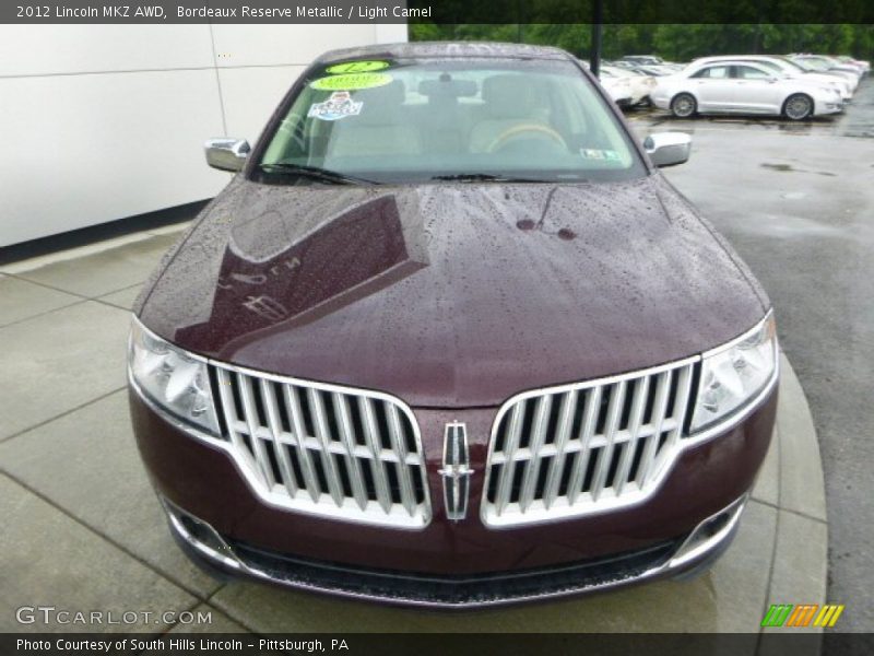 Bordeaux Reserve Metallic / Light Camel 2012 Lincoln MKZ AWD