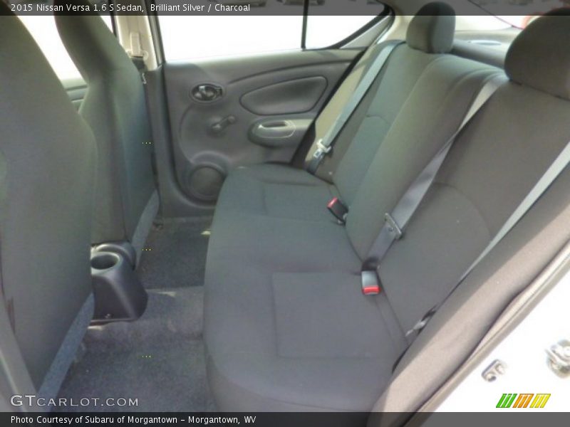 Brilliant Silver / Charcoal 2015 Nissan Versa 1.6 S Sedan