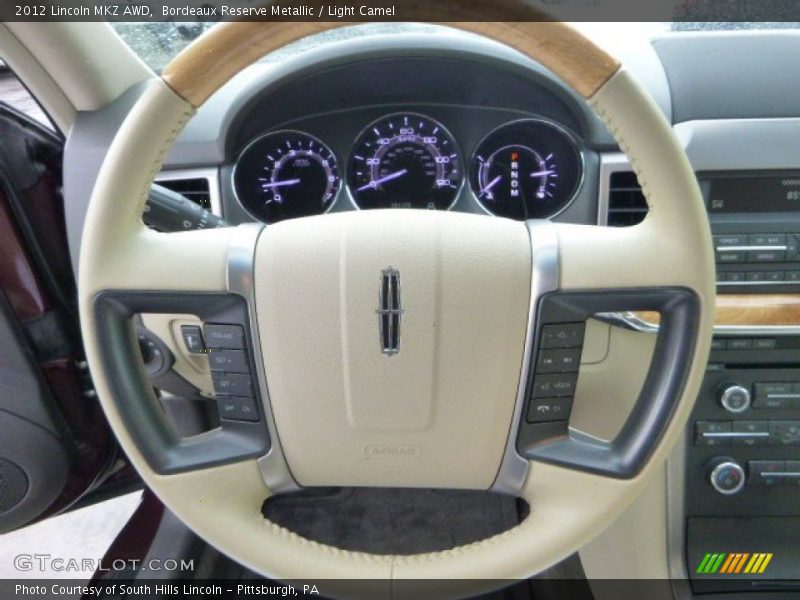 Bordeaux Reserve Metallic / Light Camel 2012 Lincoln MKZ AWD