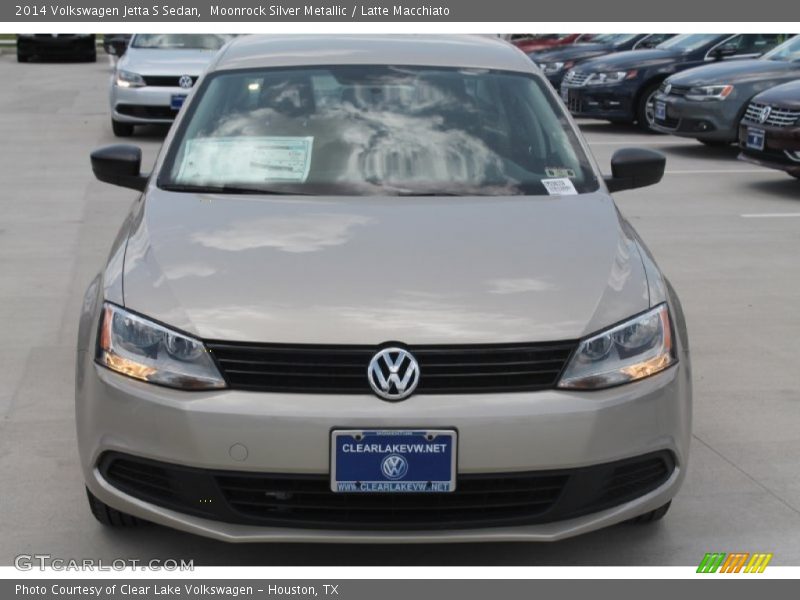 Moonrock Silver Metallic / Latte Macchiato 2014 Volkswagen Jetta S Sedan