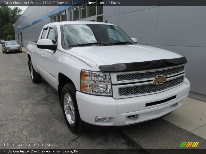 Summit White / Ebony 2013 Chevrolet Silverado 1500 LT Extended Cab 4x4