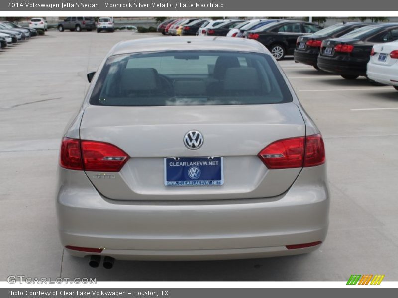 Moonrock Silver Metallic / Latte Macchiato 2014 Volkswagen Jetta S Sedan