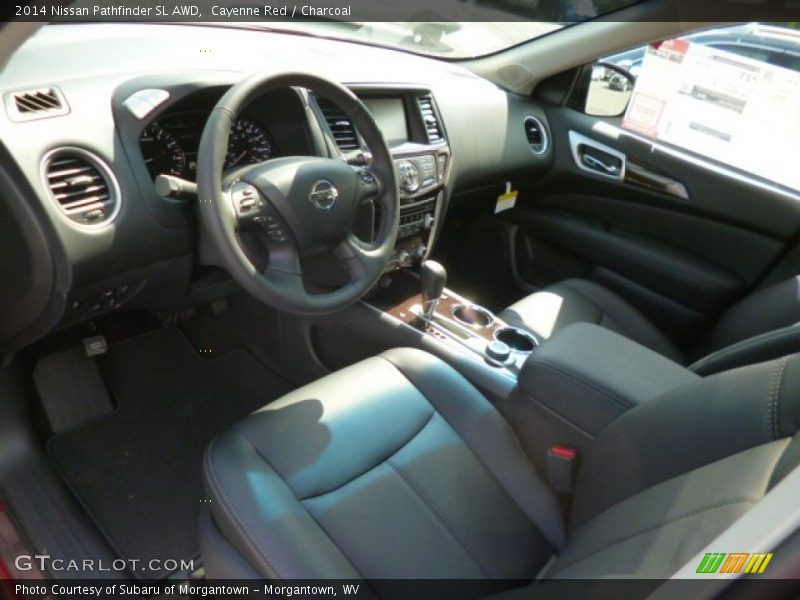 Cayenne Red / Charcoal 2014 Nissan Pathfinder SL AWD