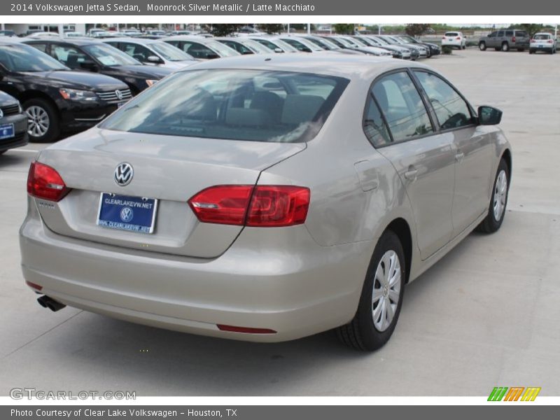 Moonrock Silver Metallic / Latte Macchiato 2014 Volkswagen Jetta S Sedan