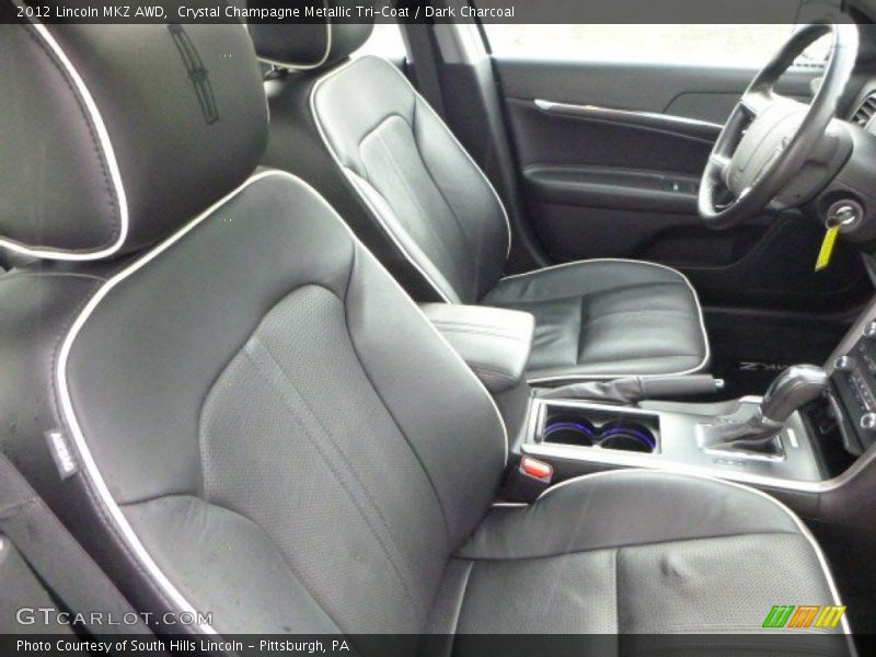 Crystal Champagne Metallic Tri-Coat / Dark Charcoal 2012 Lincoln MKZ AWD