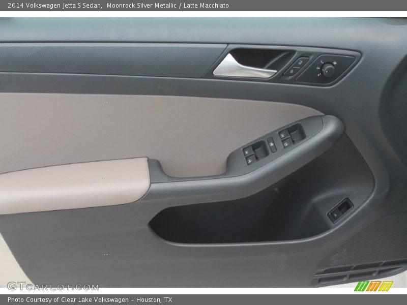 Moonrock Silver Metallic / Latte Macchiato 2014 Volkswagen Jetta S Sedan