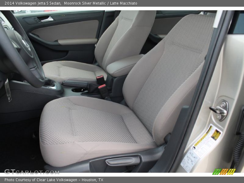 Moonrock Silver Metallic / Latte Macchiato 2014 Volkswagen Jetta S Sedan