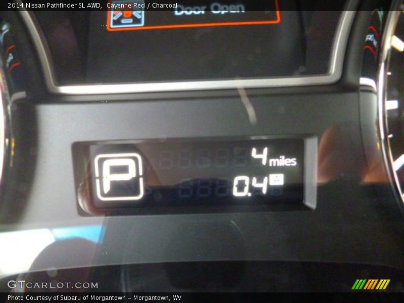 Cayenne Red / Charcoal 2014 Nissan Pathfinder SL AWD