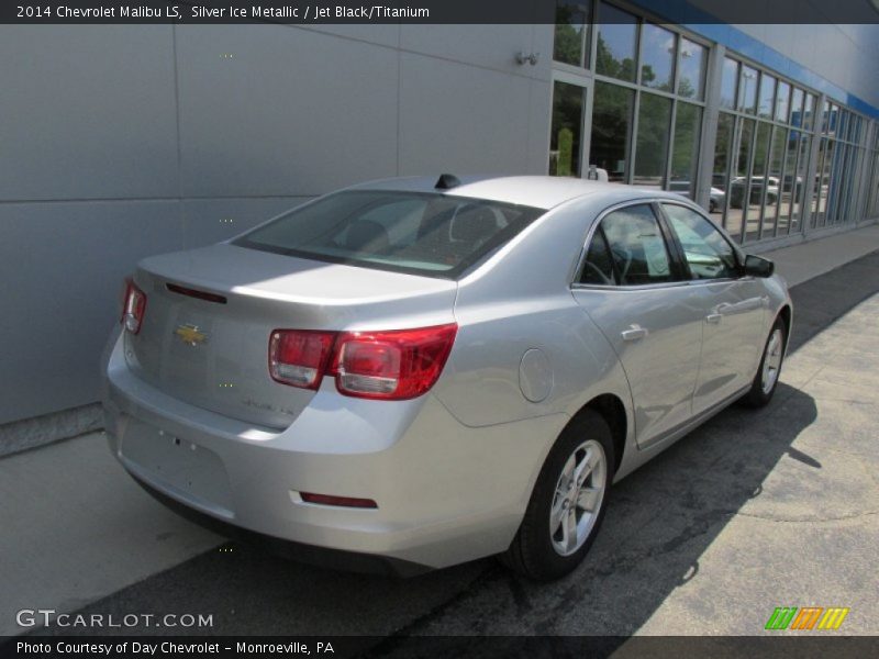 Silver Ice Metallic / Jet Black/Titanium 2014 Chevrolet Malibu LS