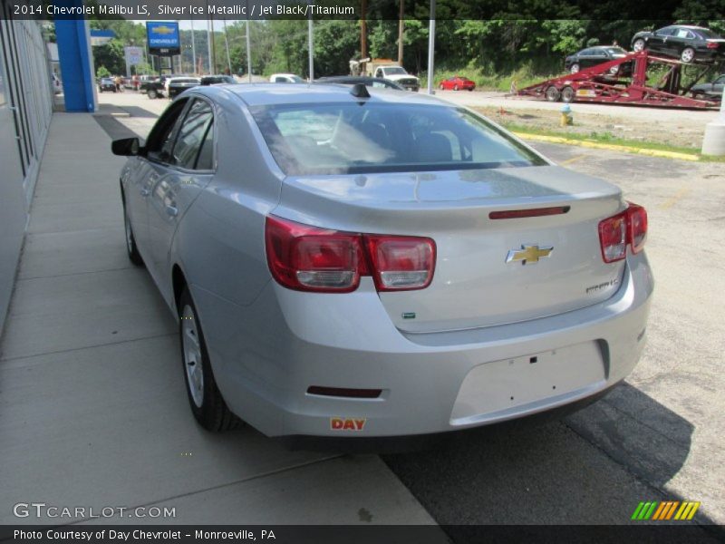 Silver Ice Metallic / Jet Black/Titanium 2014 Chevrolet Malibu LS