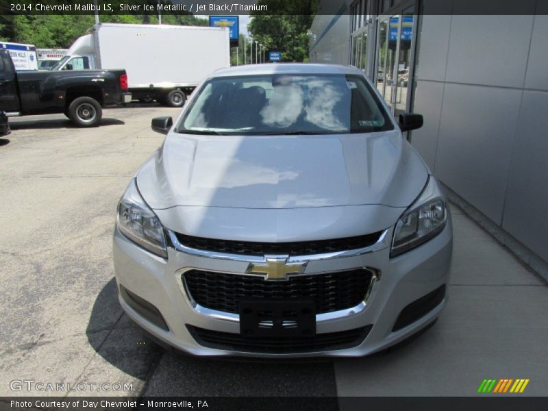 Silver Ice Metallic / Jet Black/Titanium 2014 Chevrolet Malibu LS