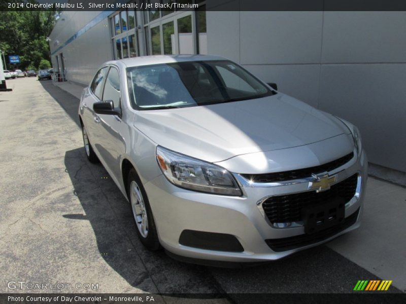 Silver Ice Metallic / Jet Black/Titanium 2014 Chevrolet Malibu LS